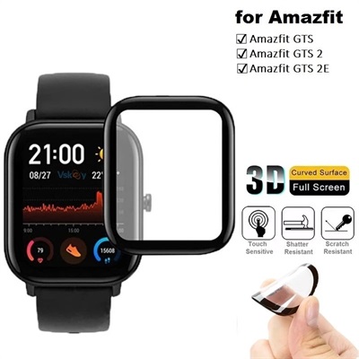 3D Curved Edge Screen Protector For Xiaomi Amazfit GTS, GTS 2, GTS 2E smart watch Protector