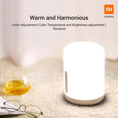 Xiaomi Mi Bedside Lamp 2 Smart LED Night Light Dimmable Colorful Sleep Table Lamp