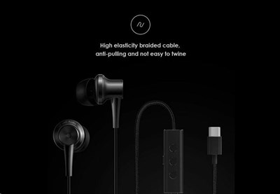 Xiaomi Mi Noise Cancelling Type-C In-Ear Earphones - Black