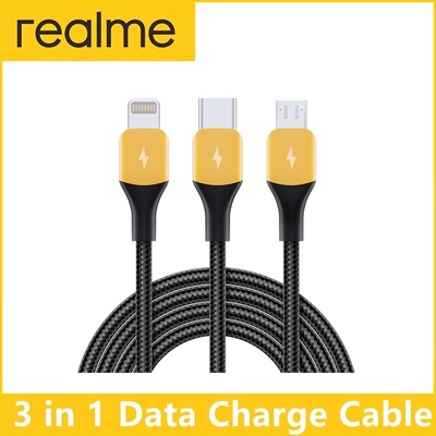 Realme Type C Lightning Micro USB Cable VOOC Dart Warp 10W 1.2M