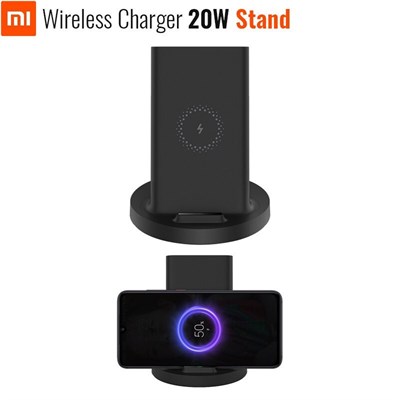 Xiaomii Vertical Wireless Charger 20W Flash Charging with Safe Stand Horizontal