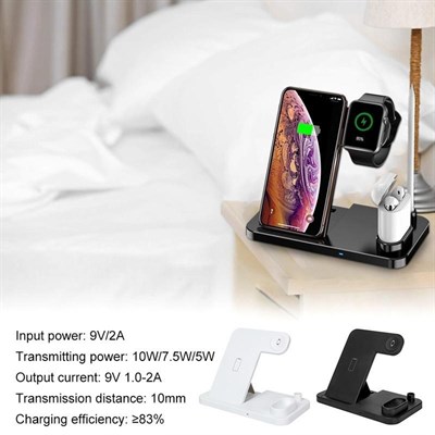W30 Wireless Charger Wireless 4 In 1 Qi