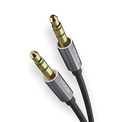 Rock Audio Cabel 3.5 mm Aux In for iOS and Android 100cm
