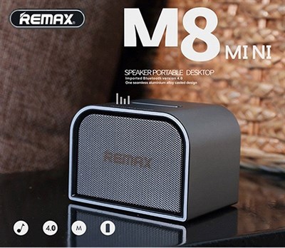 Remax RB-M8 mini Metallic Bluetooth Desktop Portable Speaker with mic