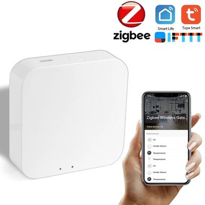 Tuya ZigBee Smart Gateway Hub Smart Home Bridge Tuya Smart Life APP Wireless Remote Controller for All Tuya ZigBee 3.0 Smart Products