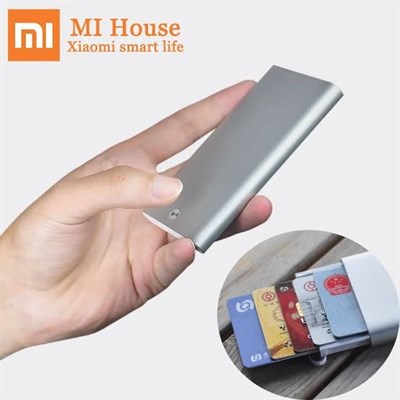 Xiaomi Youpin MIIIW Credit Card Case Stainless Steel Silver Card Holder Women Men ID Card Case Pocke