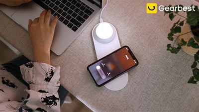 Yeelight Wireless Charger with LED Night Light Magnetic Attraction Fast Charging For iPhone