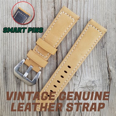 22MM Watch Leather Strap