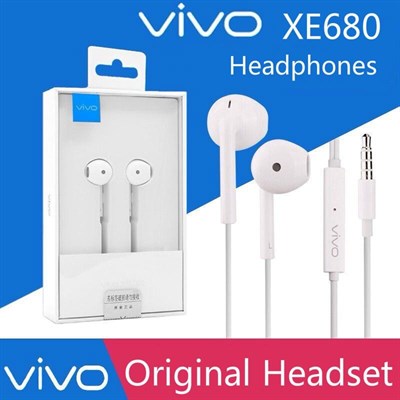 100% ORIGINAL VIVO XE680 3.5MM JACK EARPHONE WITH MIC