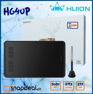 Huion Inspiroy H640P Graphics Drawing Tablet