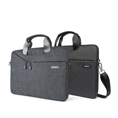 WIwu Laptop Sleeve Case Messenger Bag Waterproof Shoulder Bag Briefcase Handbag 15.6