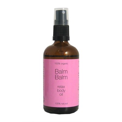 100% Organic Relaxing Bath & Body Oil - Rose Geranium 100ml