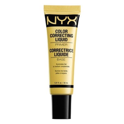 COLOR CORRECTING LIQUID PRIMER | LIGHT YELLOW WITH SOFT PEARL YELLOW