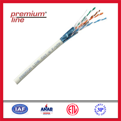 Premium-Line Category 6 F/UTP Installation Cable | 305m Reel |  PVC | Grey