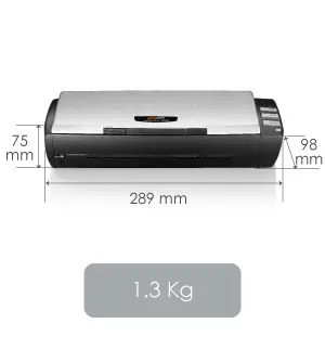 Plustek MobileOffice AD480 A4 Size Sheet-Feed ADF Portable Scanner 