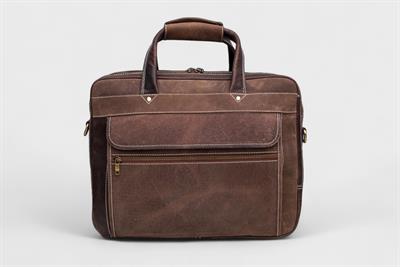 The Executive – Premium Dark Brown Leather Bag for Men | Stylish & Durable Office Bag