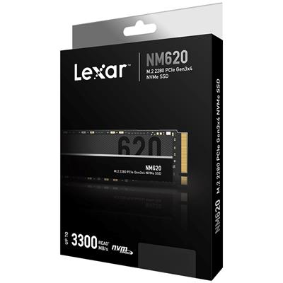 Lexar NM620 512GB M.2 2280 Gen3x4 NVMe SSD Storage