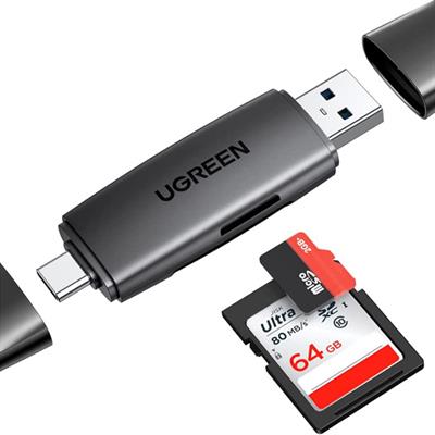 UGREEN Multifunction Card Reader (Black) CM304 80191