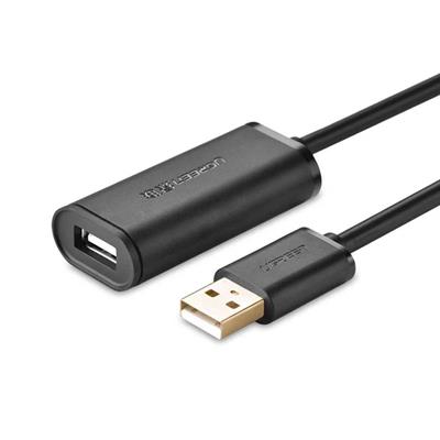 UGREEN USB 2.0 Active Extension Cable with Chipset (Black)