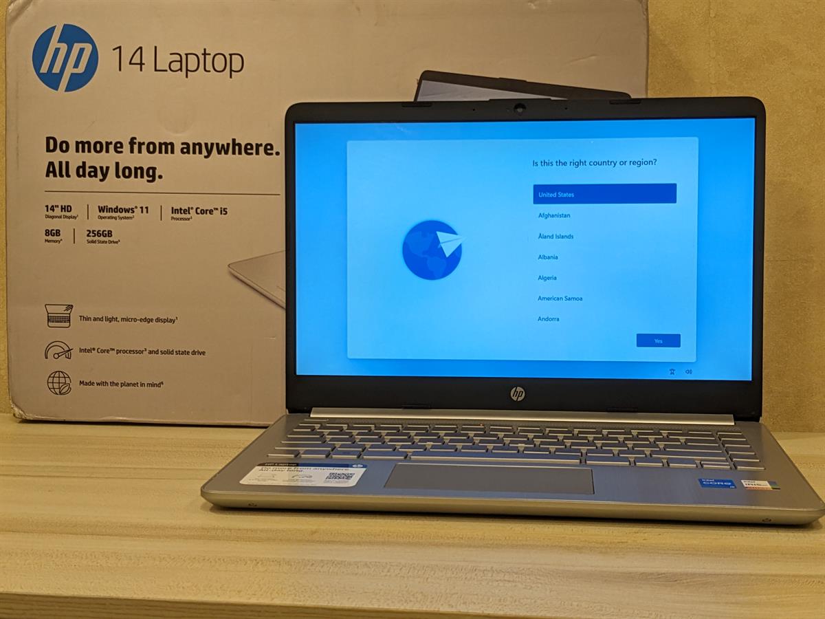 HP Laptop 14-dq2078wm Burst Core i5 11th Generation