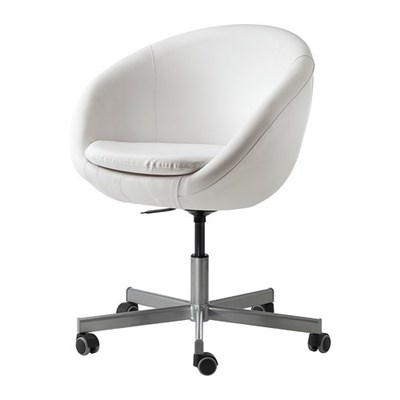 Swivel Chair - White 