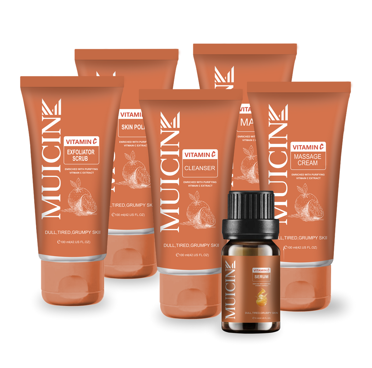 MUICIN Vitamin C Go & Glow Facial Kit 6 Steps