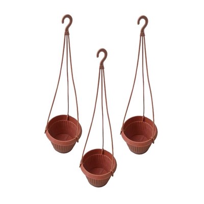 Plastic Pot With Hanger 7 INCH X  6 POT 