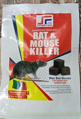Rat Killer 4 Wax blocks . 2 PACKETS DEAL 