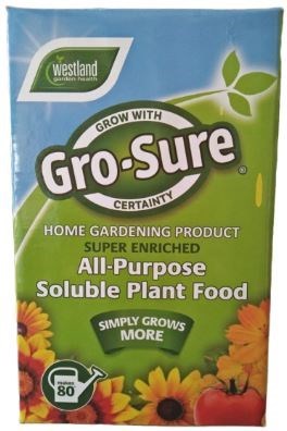 Gro-Sure   All - Purpose  ''Soluble Plant  Food''  800 gm