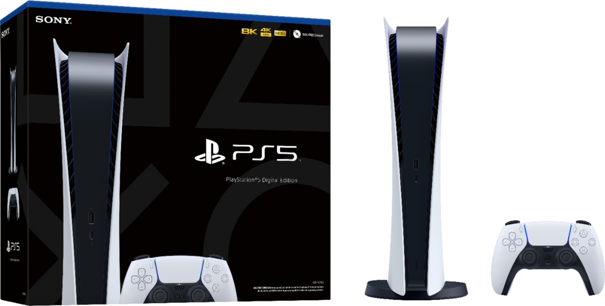 Sony PlayStation 5 Digital Edition Gaming Console (USA Region) 