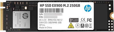 HP EX900 250GB NVMe M.2 SSD