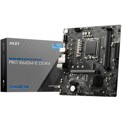 MSI PRO B660M-E DDR4 Intel LGA1700 Motherboard