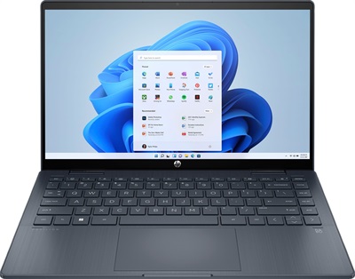 HP Pavilion X360 14-EK0013DX 12th Gen Core i3-1215U, 8GB DDR4, 256GB SSD, Intel Iris Xe Graphics, 14" FHD IPS Touch Screen, Windows 11