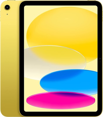 Apple 10.9-inch iPad (Wi-Fi, 64GB) 10th Generation Yellow 2022