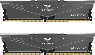 Team Group T-Force Vulcan Z 64GB Kit (32GBx2) DDR4 3600MHz Desktop Memory - Grey