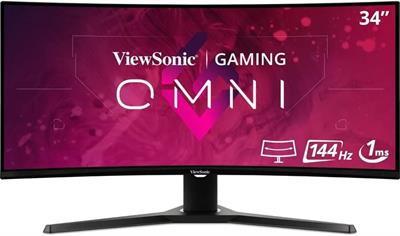ViewSonic OMNI VX3418-2KPC 34” 144Hz Ultrawide Curved Gaming Monitor