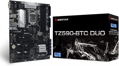 BioStar TZ590-BTC Duo Intel LGA 1200 Mining Motherboard