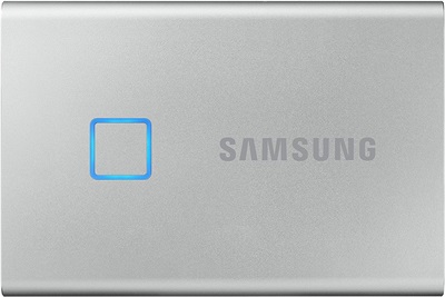 Samsung T7 1TB Touch Portable SSD (Silver/Black)