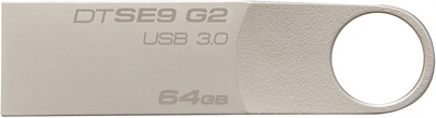 Kingston 64GB DataTraveler SE9 G2 USB 3.0 Flash Drive (DTSE9G2/64GB)