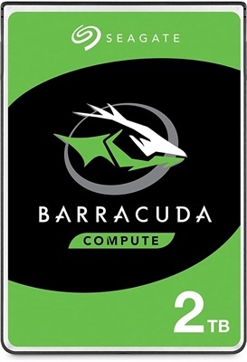 Seagate 2TB BarraCuda 5400 RPM 128MB Cache SATA 6.0Gb/s 2.5" Laptop Internal Hard Drive
