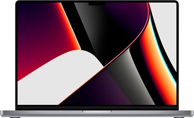 Apple Macbook Pro 14" MKGQ3 Apple M1 Pro Chip, 10-core CPU, 16-core GPU, 16GB unified memory, 1TB SSD, 14.2" Liquid Retina XDR Display, mac OS, Space Gray