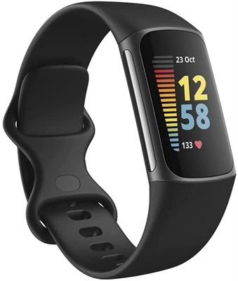 Fitbit Charge 5 Smart Watch Black/White/Blue