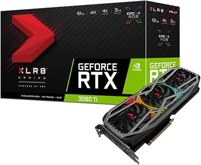 PNY GeForce RTX 3080 Ti 12GB XLR8 Gaming EPIC-X RGB™ Triple Fan Graphic Card