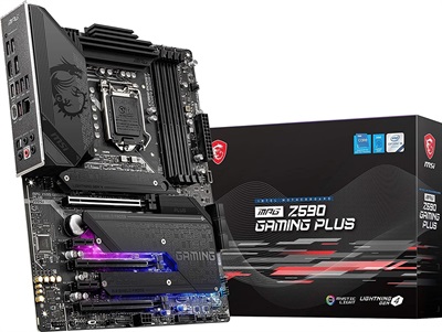 MSI MPG Z590 GAMING PLUS Intel LGA1200 Motherboard