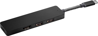 HP Elite USB-C Hub with 90w USB-C Port and Charging with USB-A HDMI Ports