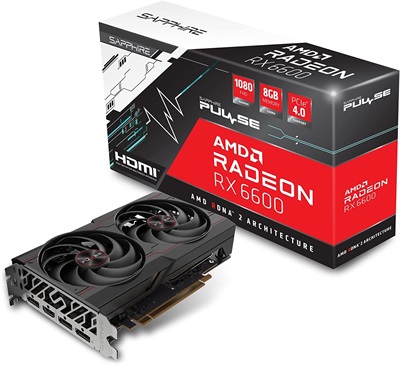 Sapphire AMD Radeon RX 6600 Pulse 8GB Graphic Card