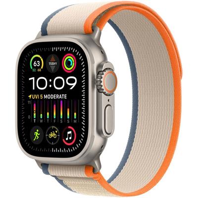 Apple Watch Ultra 2 (GPS + Cellular) 49mm Titanium Case with Orange/Beige - MRF23