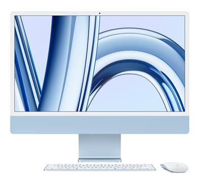 Apple iMac MQRC3 24 Inch M3 Chip 8 Core CPU 8 Core GPU 8GB Ram 256GB SSD Blue