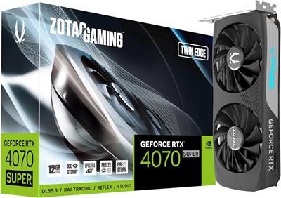ZOTAC Gaming GeForce RTX 4070 SUPER Twin Edge OC 12GB GDDR6X Graphic Card