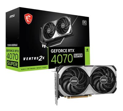 MSI GeForce RTX 4070 Super Ventus 2X 12GB Graphic Card